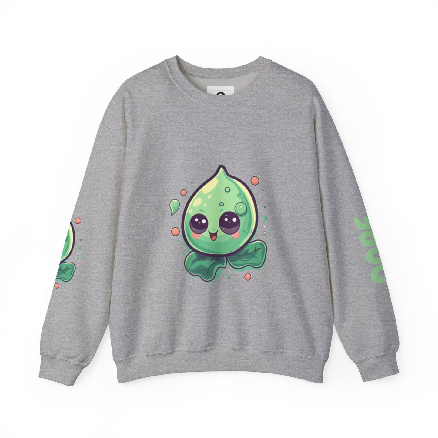 Kawaii Avocado Sweatshirt, Cute Crewneck, Fashion Sweatshirt, Gift for Foodies, Casual Wear