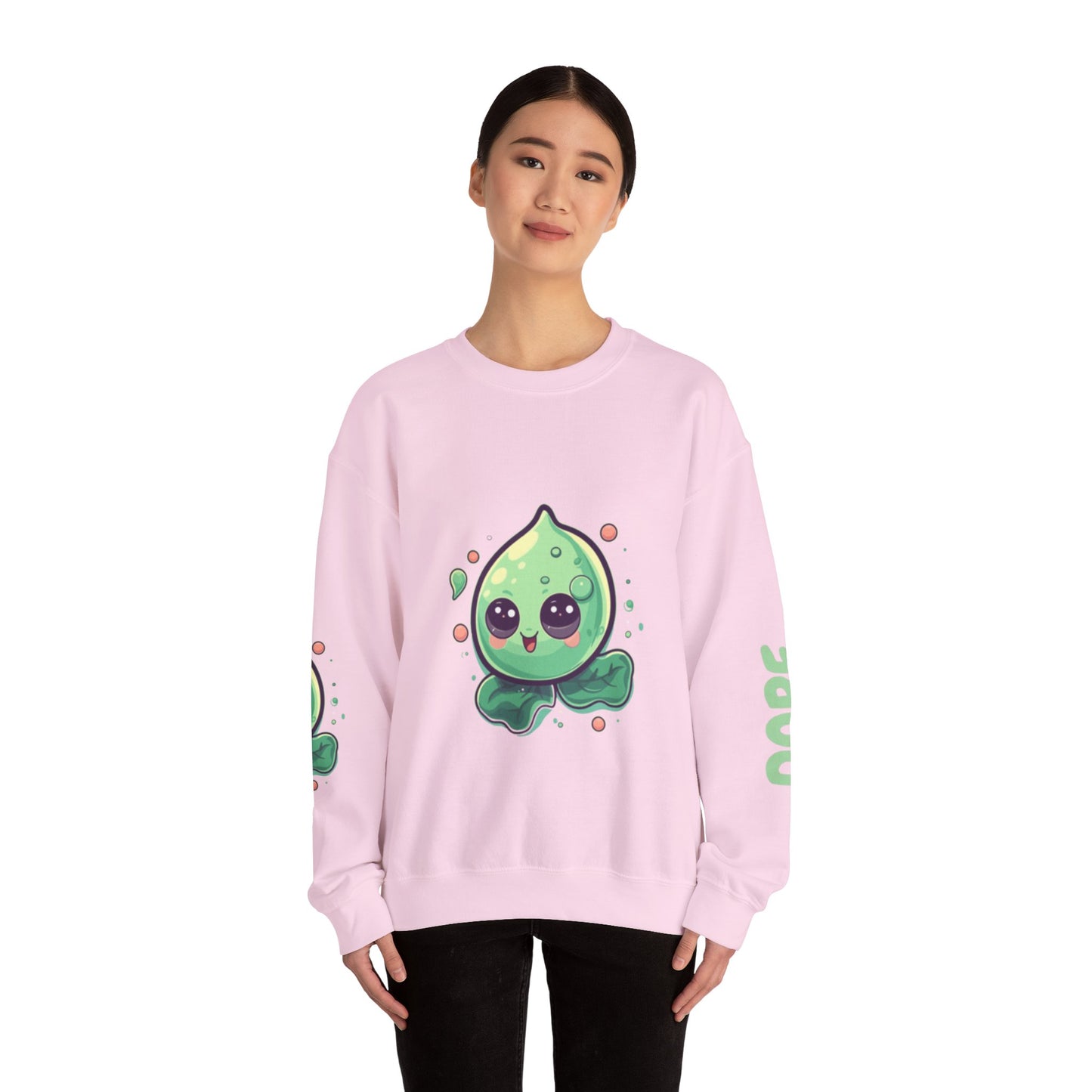 Kawaii Avocado Sweatshirt, Cute Crewneck, Fashion Sweatshirt, Gift for Foodies, Casual Wear