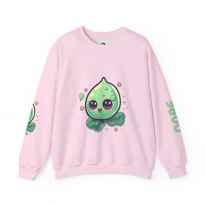 Kawaii Avocado Sweatshirt, Cute Crewneck, Fashion Sweatshirt, Gift for Foodies, Casual Wear