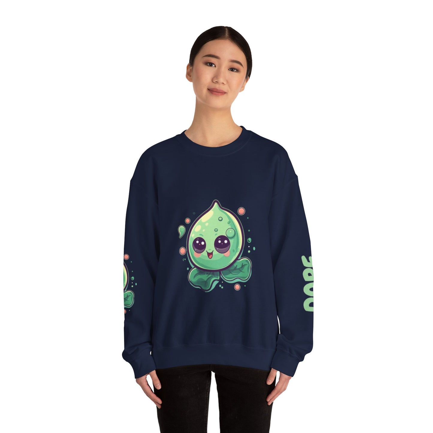 Kawaii Avocado Sweatshirt, Cute Crewneck, Fashion Sweatshirt, Gift for Foodies, Casual Wear