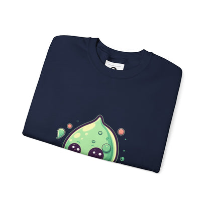 Kawaii Avocado Sweatshirt, Cute Crewneck, Fashion Sweatshirt, Gift for Foodies, Casual Wear