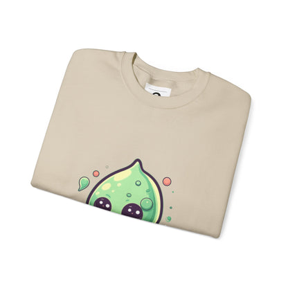 Kawaii Avocado Sweatshirt, Cute Crewneck, Fashion Sweatshirt, Gift for Foodies, Casual Wear