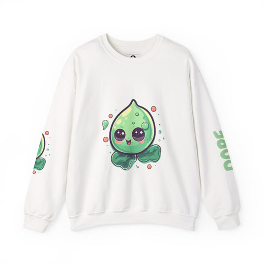Kawaii Avocado Sweatshirt, Cute Crewneck, Fashion Sweatshirt, Gift for Foodies, Casual Wear