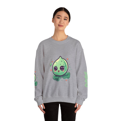 Kawaii Avocado Sweatshirt, Cute Crewneck, Fashion Sweatshirt, Gift for Foodies, Casual Wear